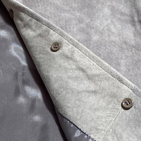 NWOT Vintage Rafaella Genuine Leather Top Shirt Jacket Long Sleeve Size L - Picture 7 of 10